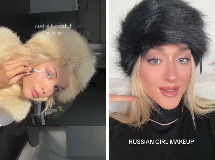 Russian Make-Up Trend