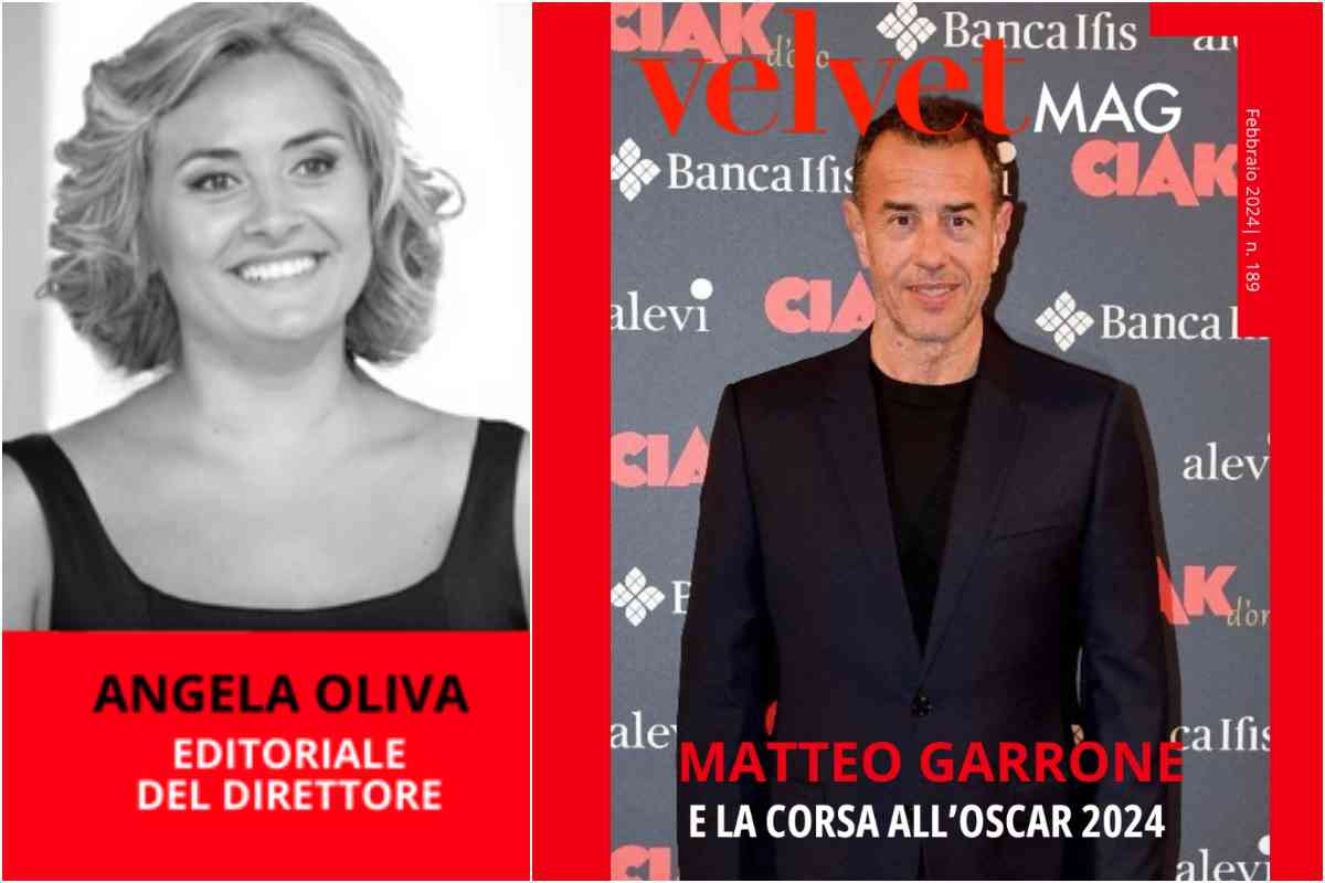 Angela Oliva Matteo Garrone Oscar Copertina VelvetMAG Febbraio 2024