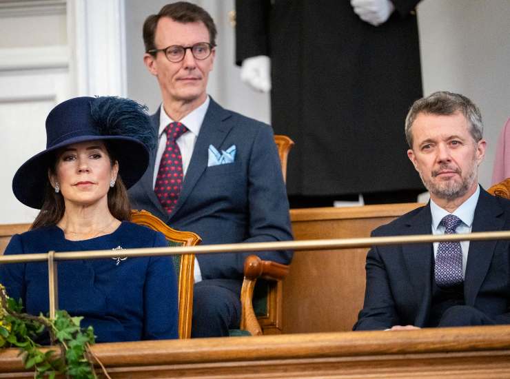 Re Frederik di Danimarca moglie e fratello