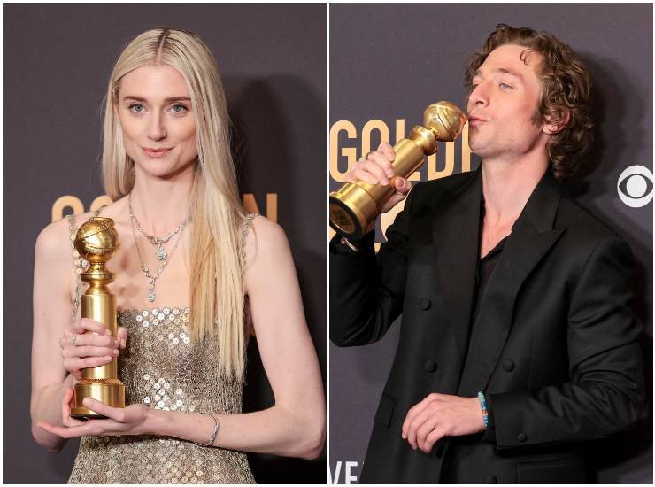 Golden Globes 2024: Elizabeth Debicki e Jeremy Allen White