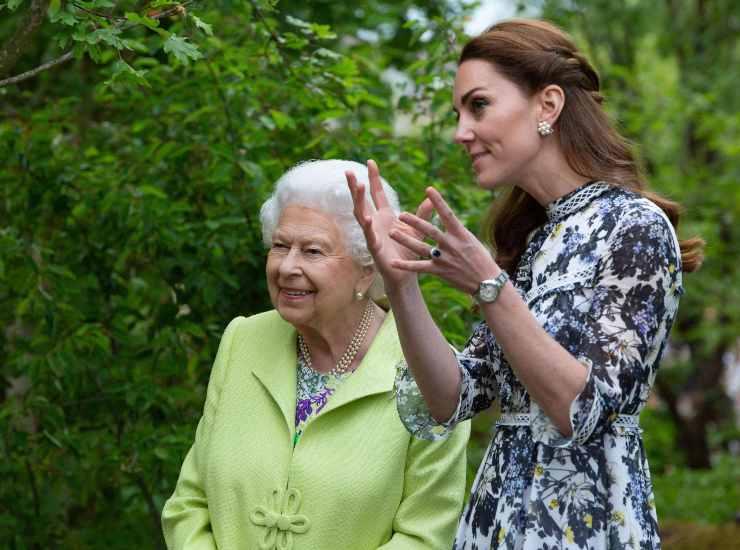 Kate Middleton e regina Elisabetta