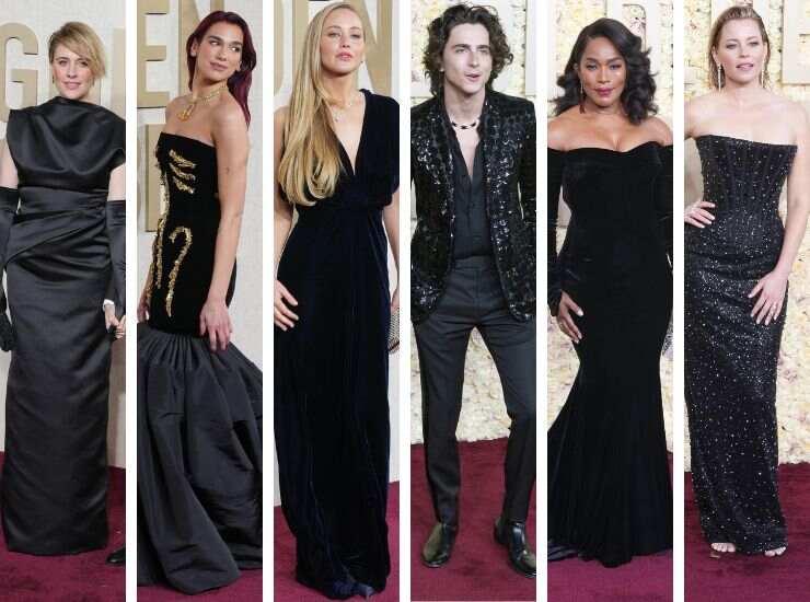 Golden Globes 2024 red carpet