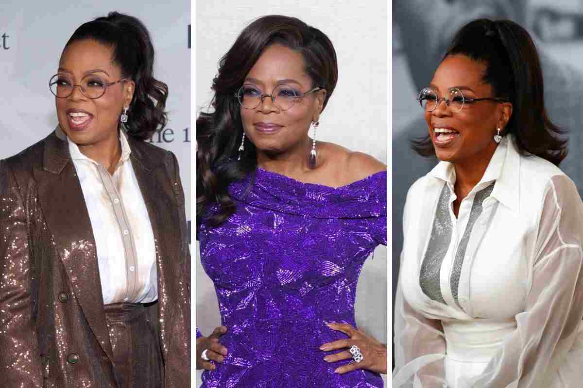 Oprah Winfrey look red carpet