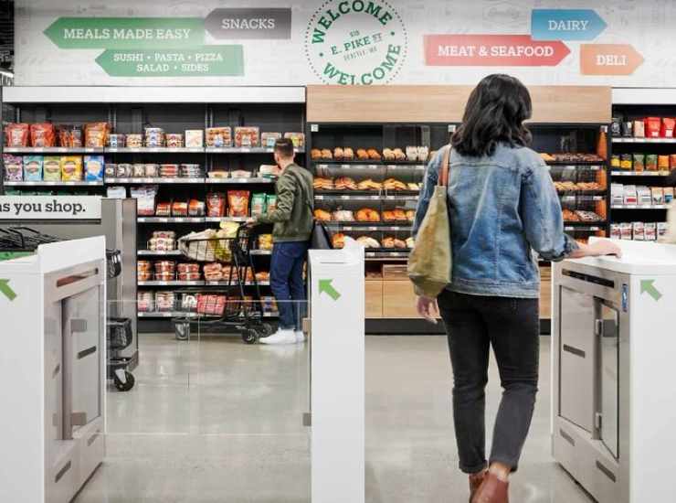supermercati senza casse America Italia