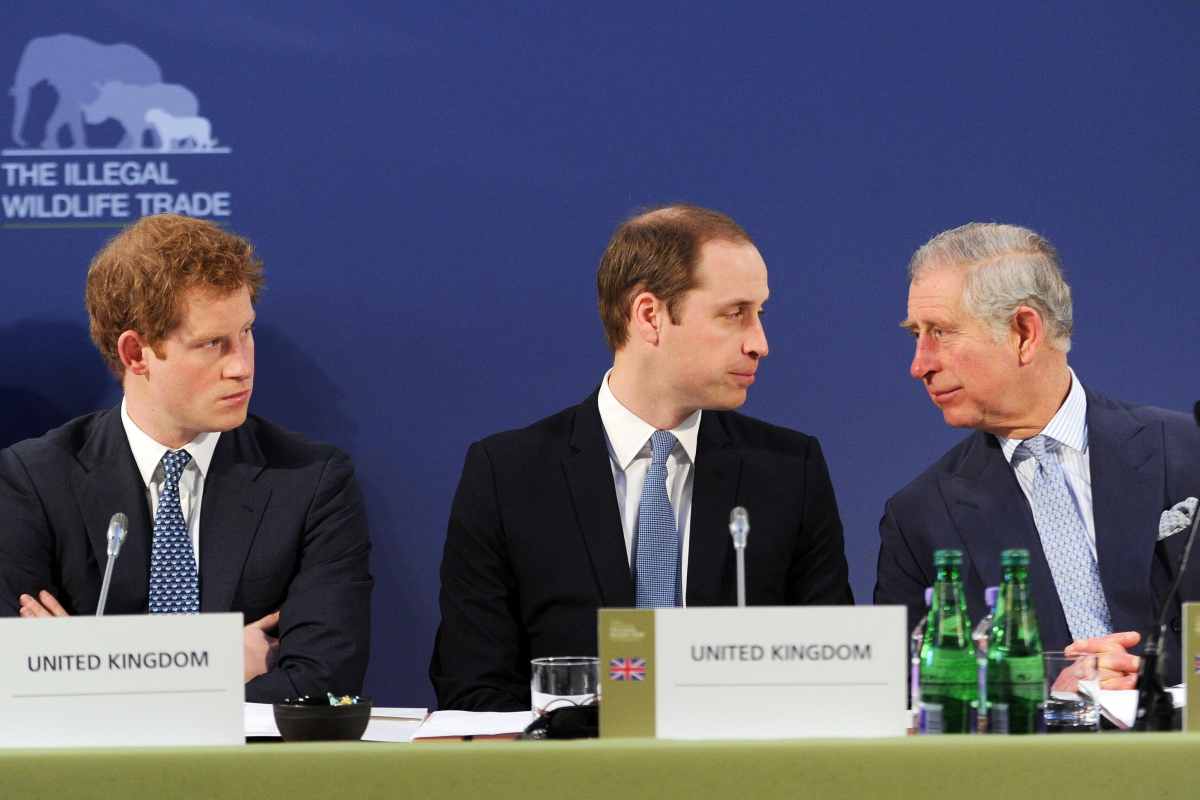 Carlo, William e Harry