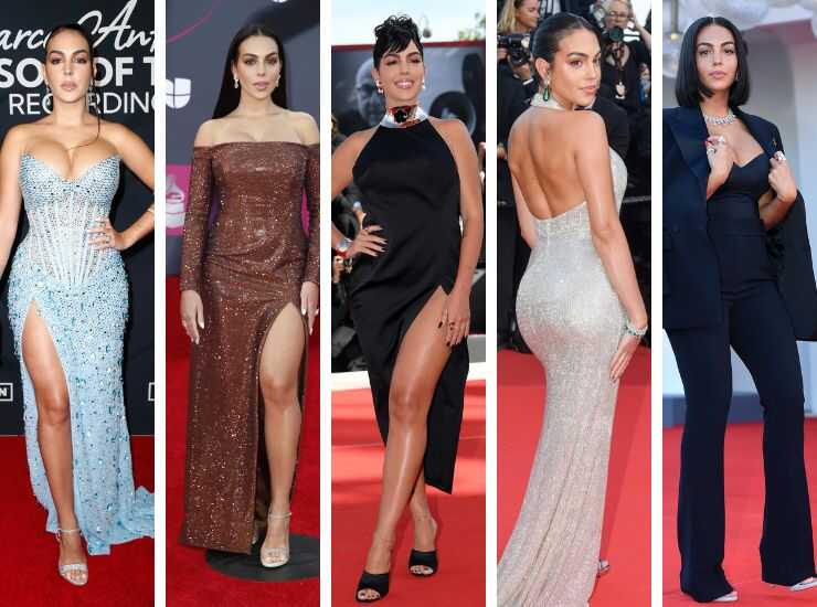 Georgina Rodriguez look red carpet