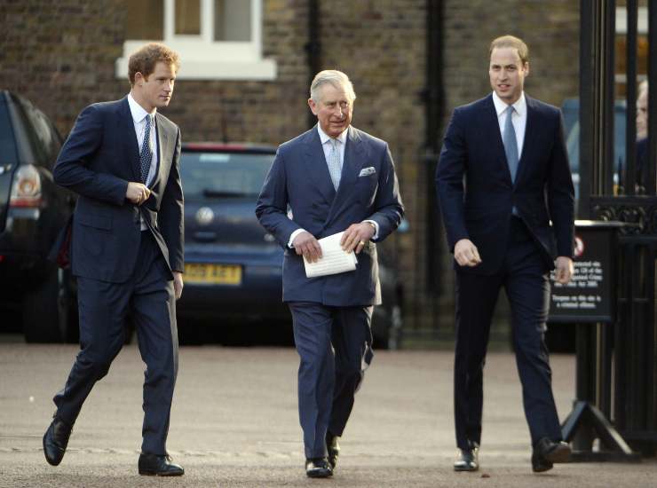 Harry, re Carlo e il principe William