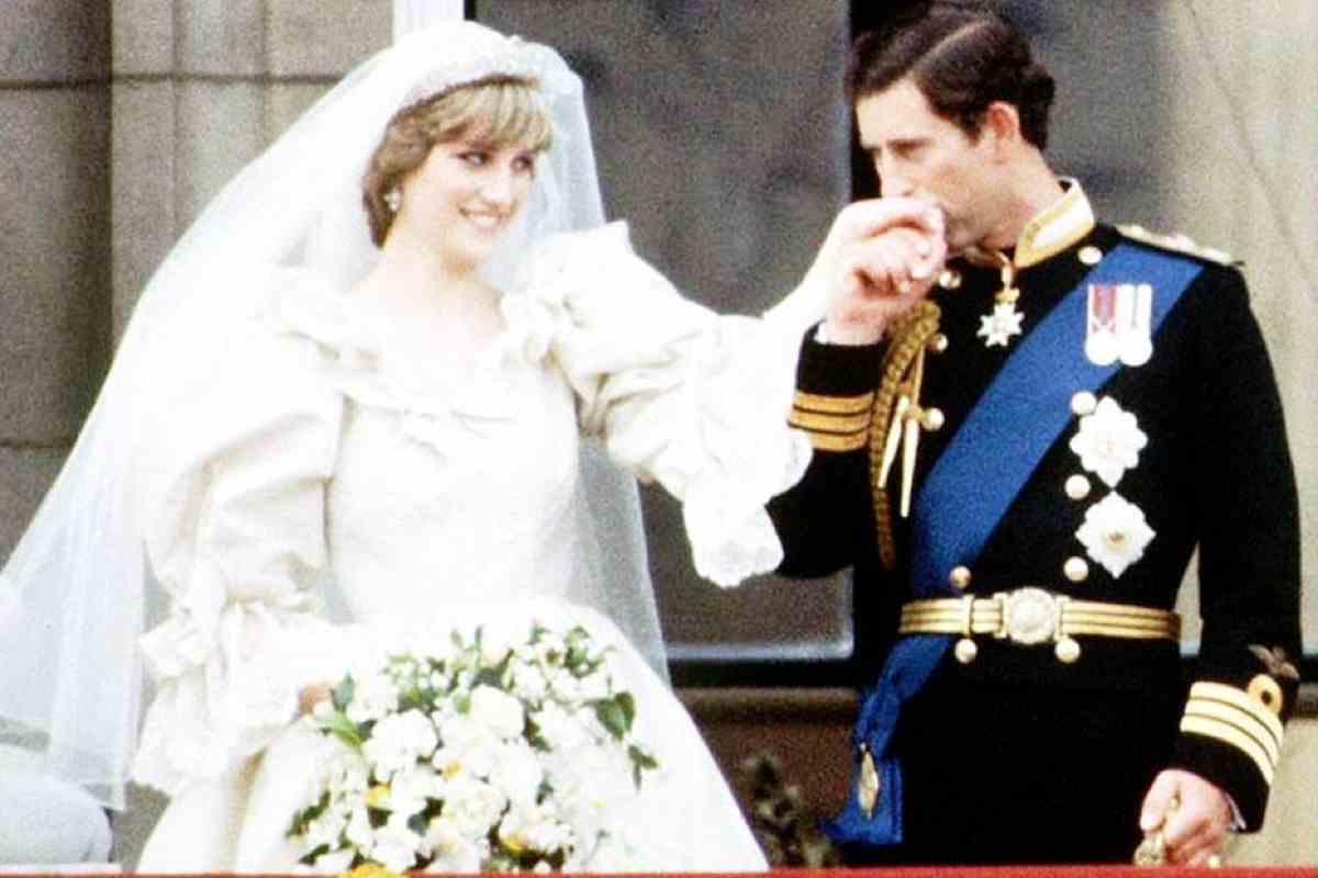 Lady Diana matrimonio con il principe Carlo