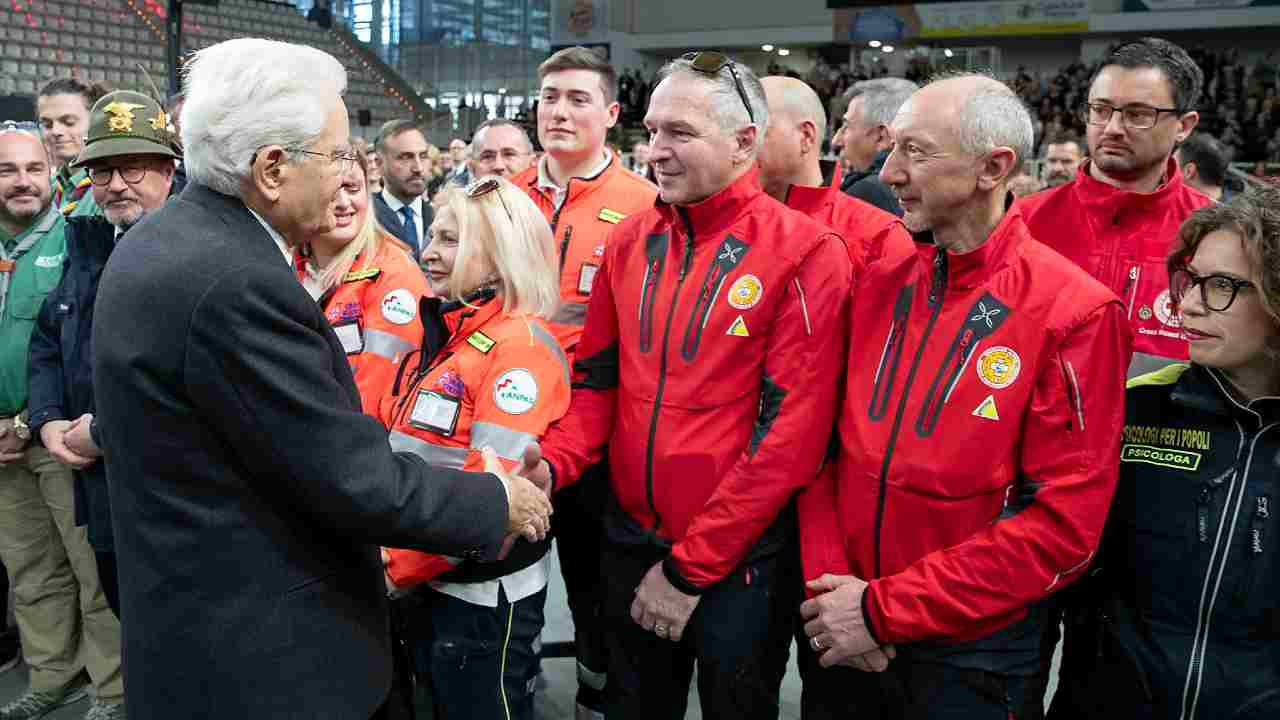 Sergio Mattarella Trento volontariato