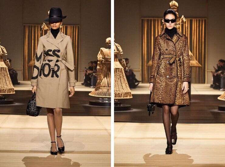 Dior Paris Fashion Week trench