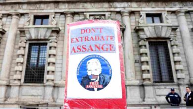 Milano presidio Assange
