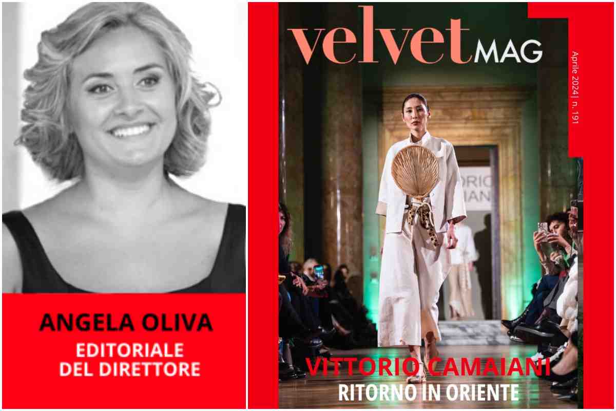Vittorio Camaiani Copertina VelvetMAG editoriale direttore Angela Oliva Aprile 2024
