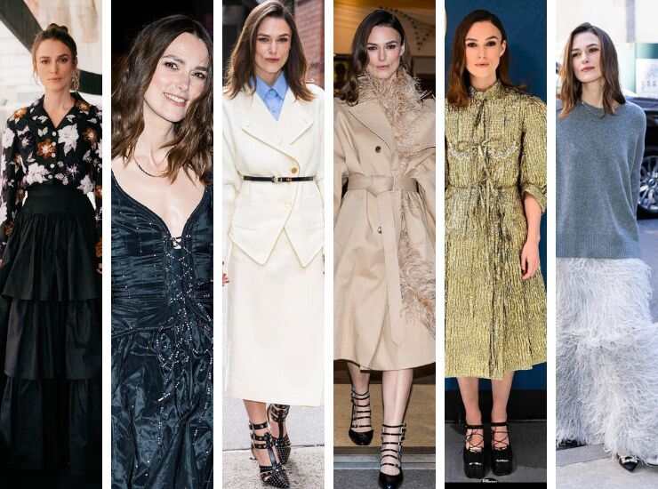 Keira Knightley look red carpet