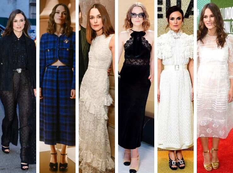 Keira Knightley look red carpet