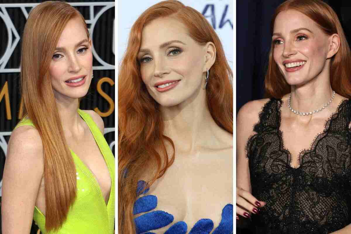 Jessica Chastain look red carpet