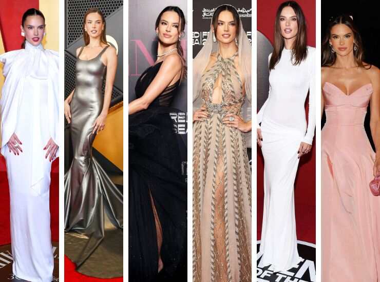 Alessandra Ambrosio look red carpet