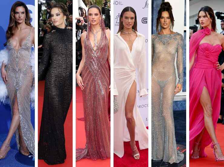 Alessandra Ambrosio look red carpet