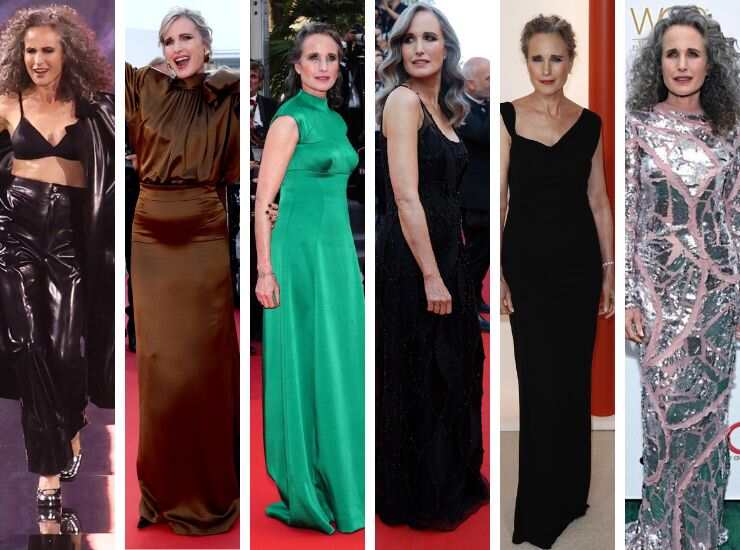 Andie MacDowell look