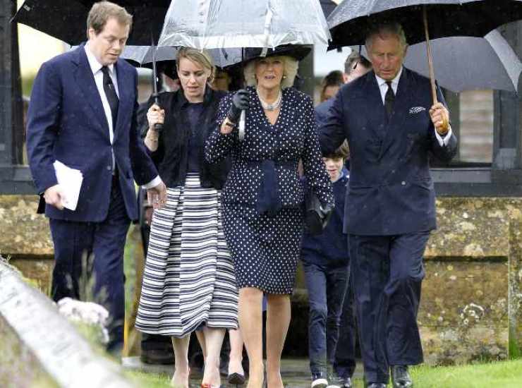 Camilla e il figlio Tom Parker Bowles