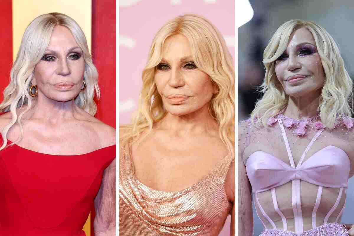 Donatella Versace è sempre glam: anche sul red carpet ruba la scena