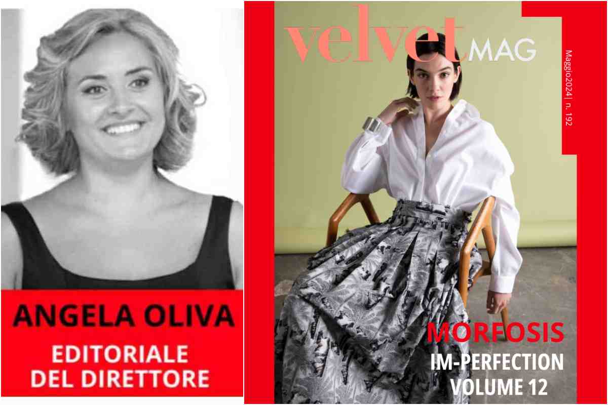 Editoriale Angela Oliva Copertina Morfosis Imperfction 12 VelvetMAG