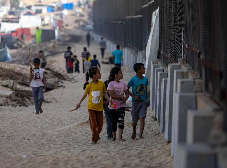 Bambini scuola Egitto Israele Gaza 