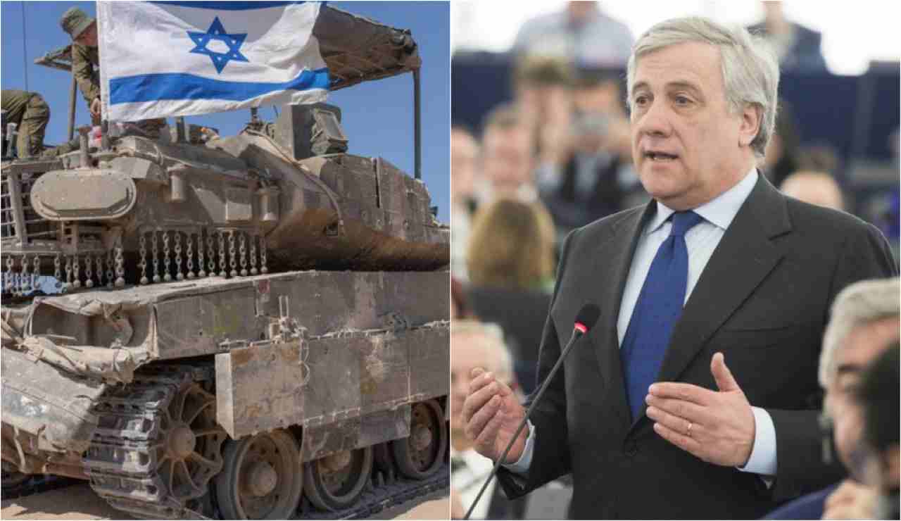Israele Iran palestinesi Tajani intervento Italia