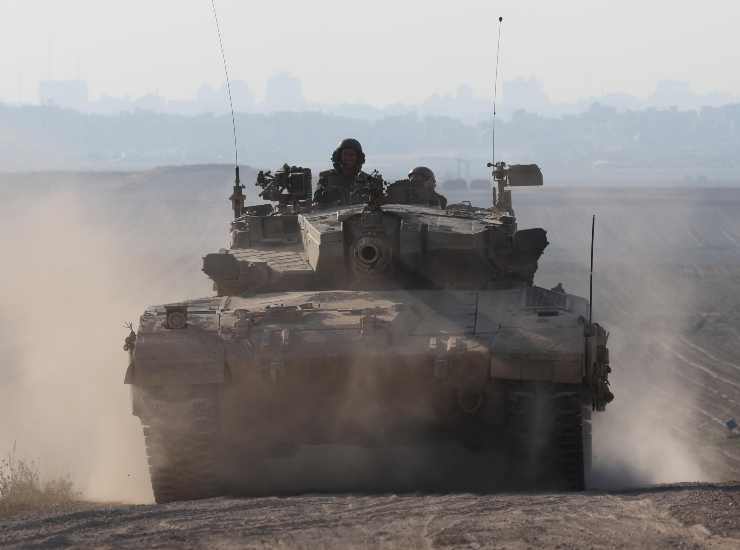 carri armati Israele Gaza 