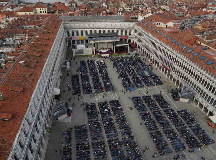 Papa Francesco Venezia Messa San Marco 