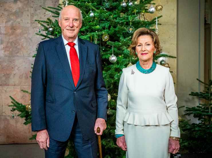 Kong Harald av Norge og hans kone