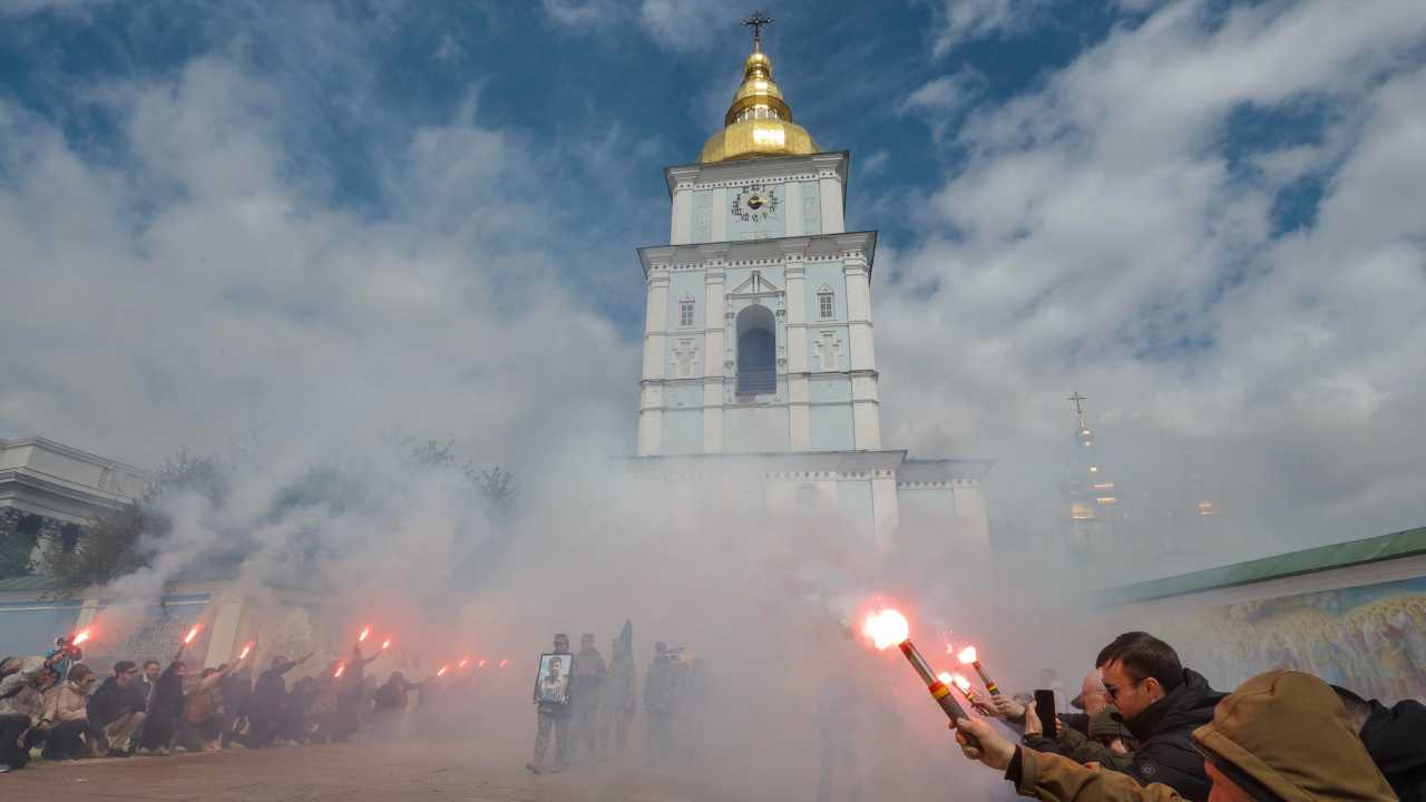 Ucraina soldati morti funerali