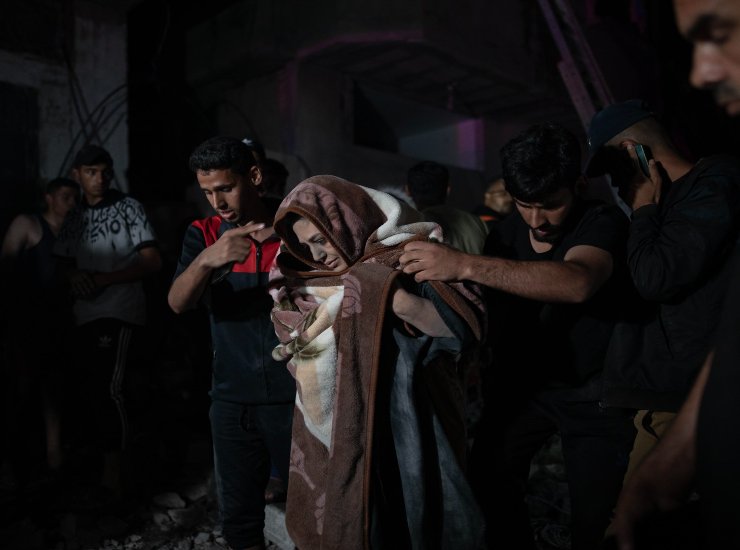 Palestinesi bombe Israele Gaza