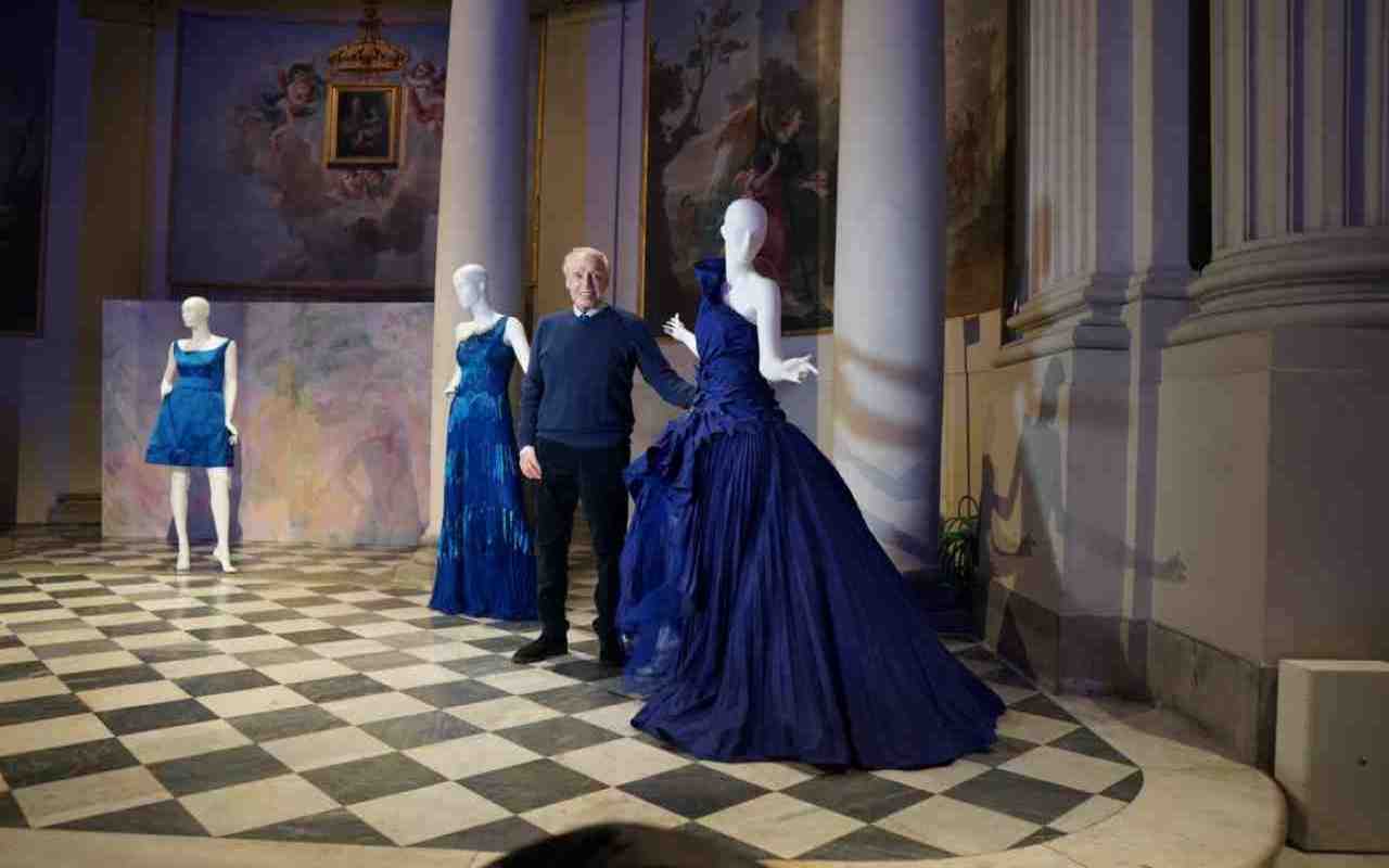 Roma omaggia il grande Renato Balestra e la notte si tinge di blu