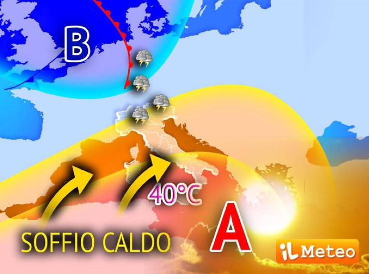 Caldo record sull'Italia fino a domenica 30 giugno