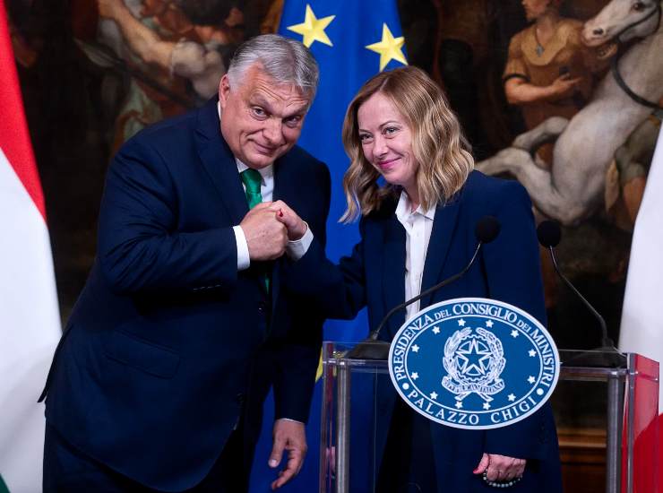 Meloni Orban Italia Ungheria Ue