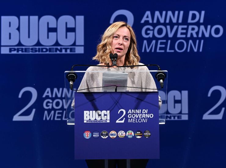 Giorgia Meloni campagna in Liguria