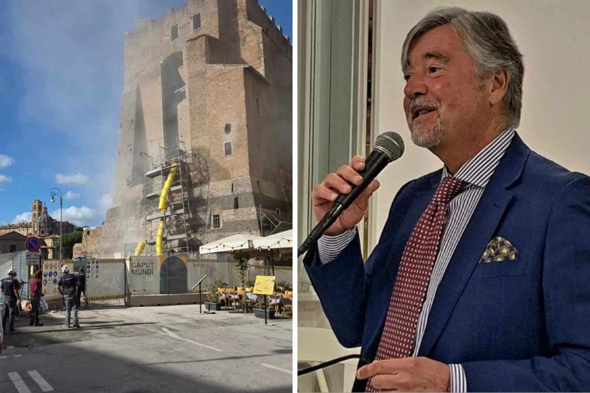 Torre dei Conti spiegata dal Professor De Bonis