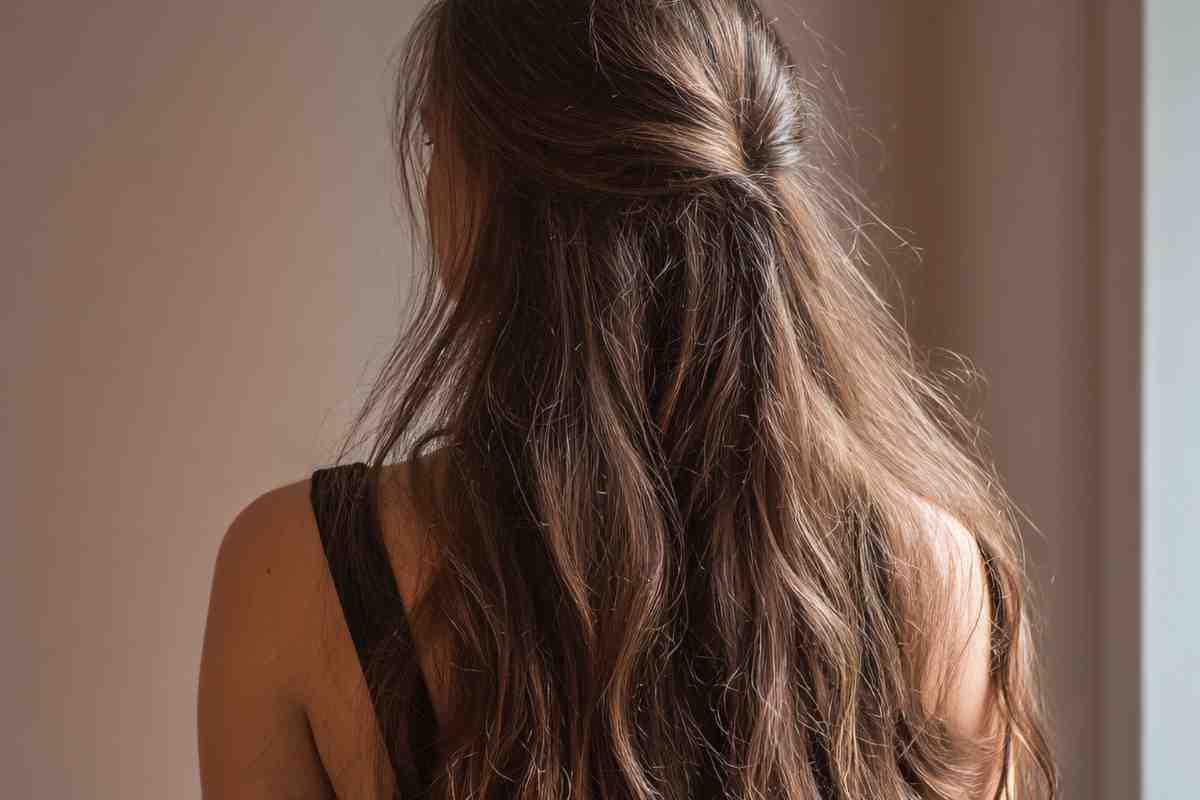 Liberati per sempre del crespo con la stiratura "alla giapponese"