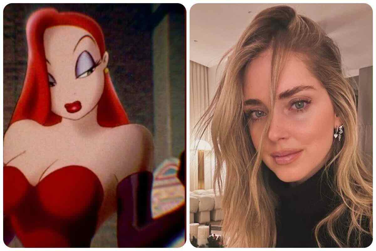 chiara ferragni come jessica rabbit