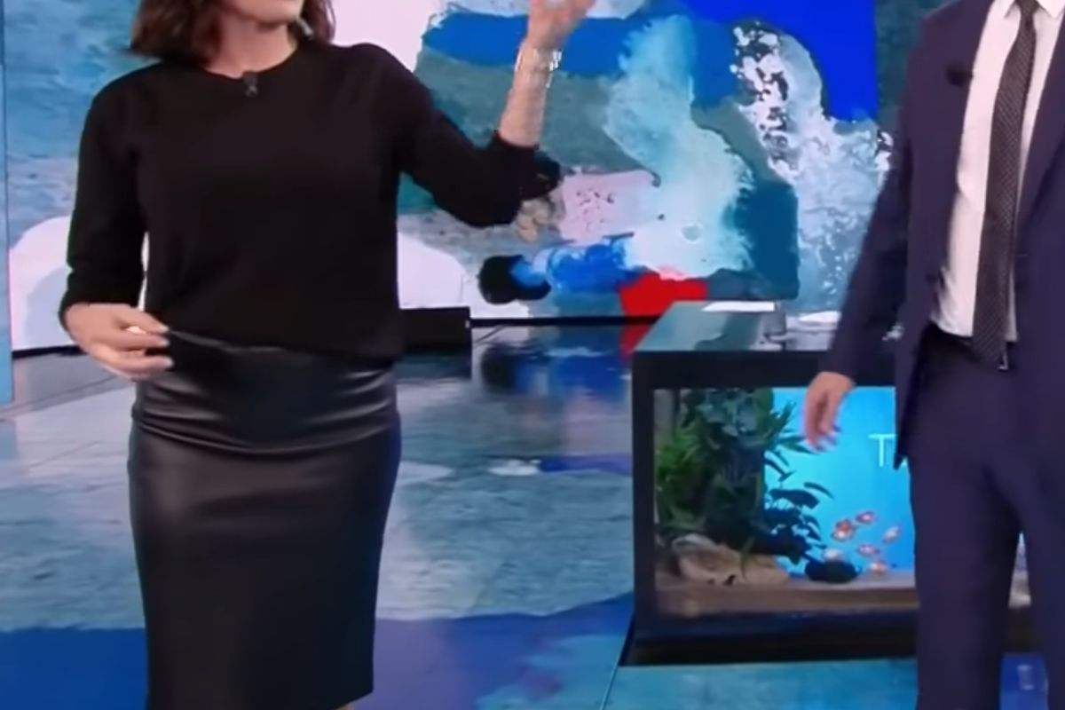 luisa ranieri gonna pelle