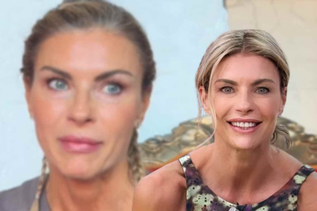martina colombari si mostra senza trucco