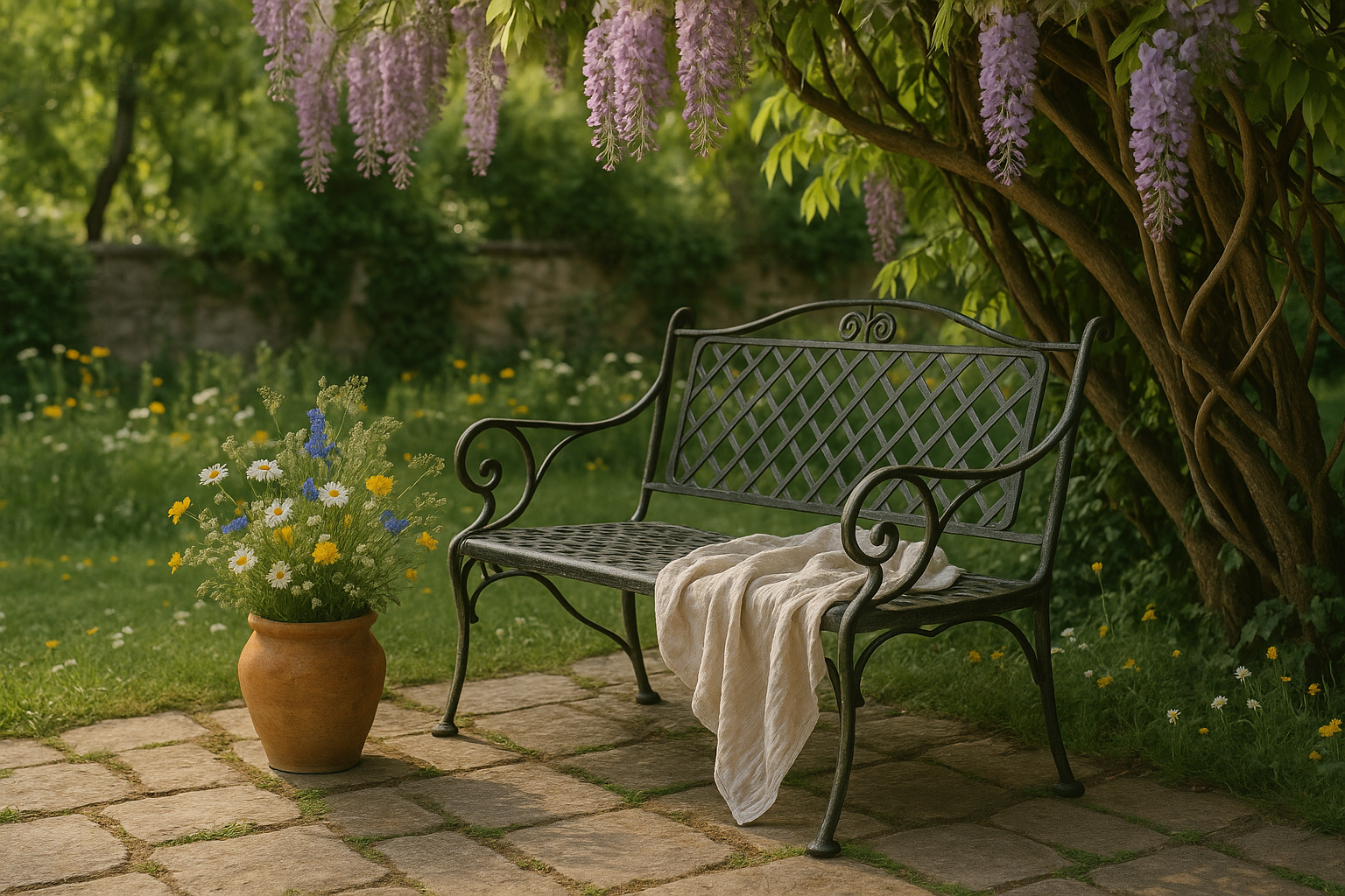 Come trasformare il giardino in una cornice provenzale: il pranzo à la française (2)