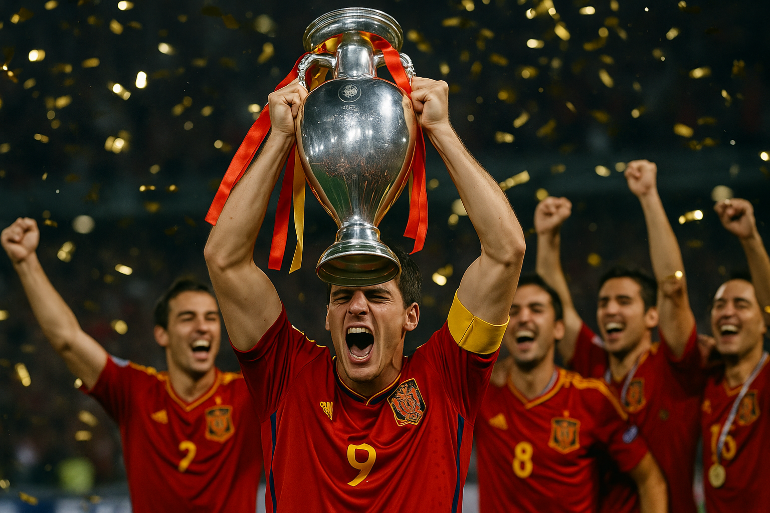 La Spagna punta al titolo europeo di calcio