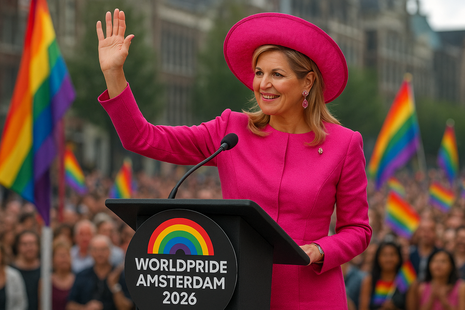 Massima inaugura il WorldPride 2026: prima Regina della storia a farlo