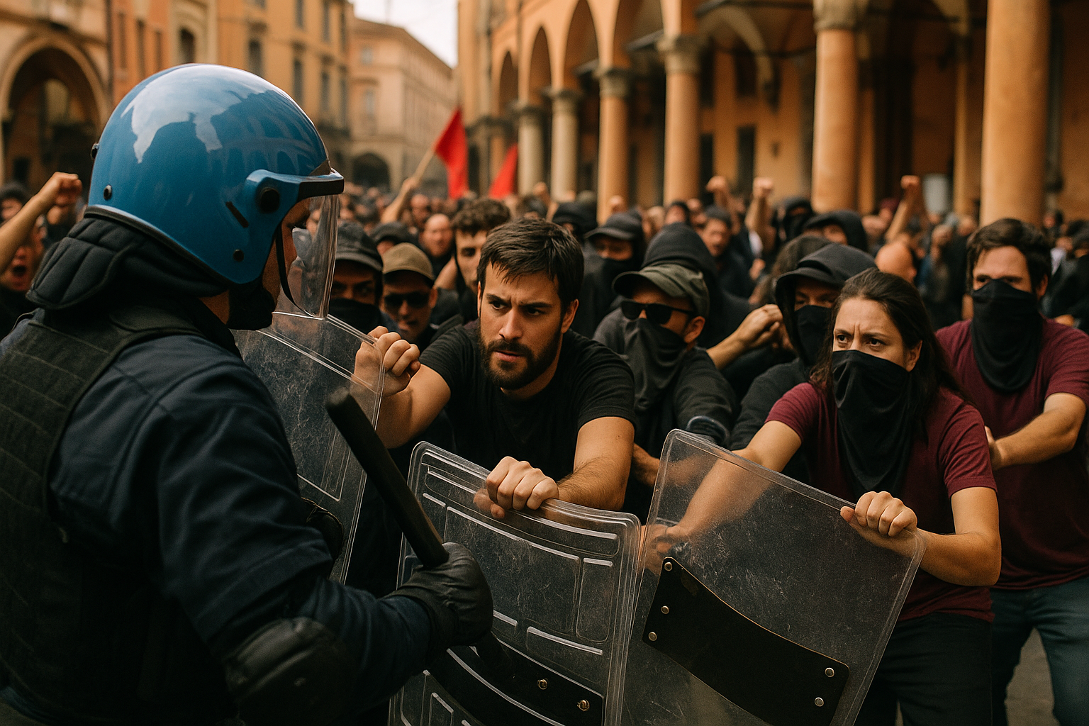 Scontri a Bologna dopo la morte di Abderrahim Fakir: 12 indagati, le accuse vanno da resistenza a danneggiamento (2)