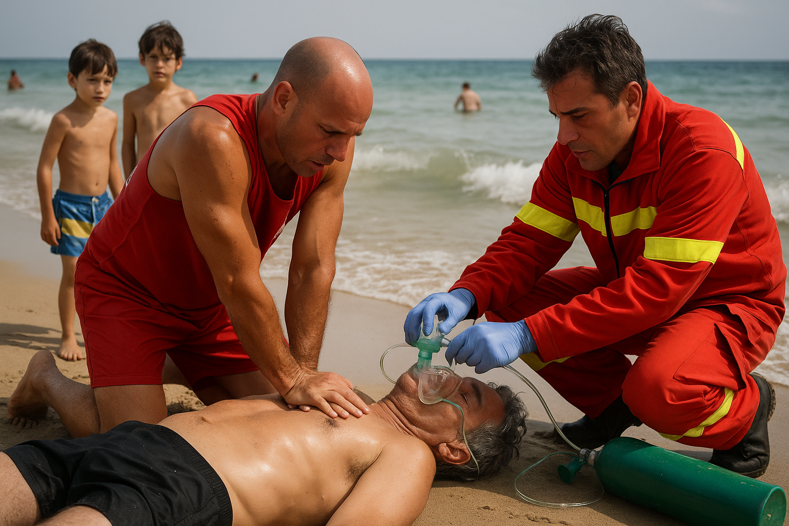 Tragedia a Otranto: padre muore salvando i figli dalle onde (2)