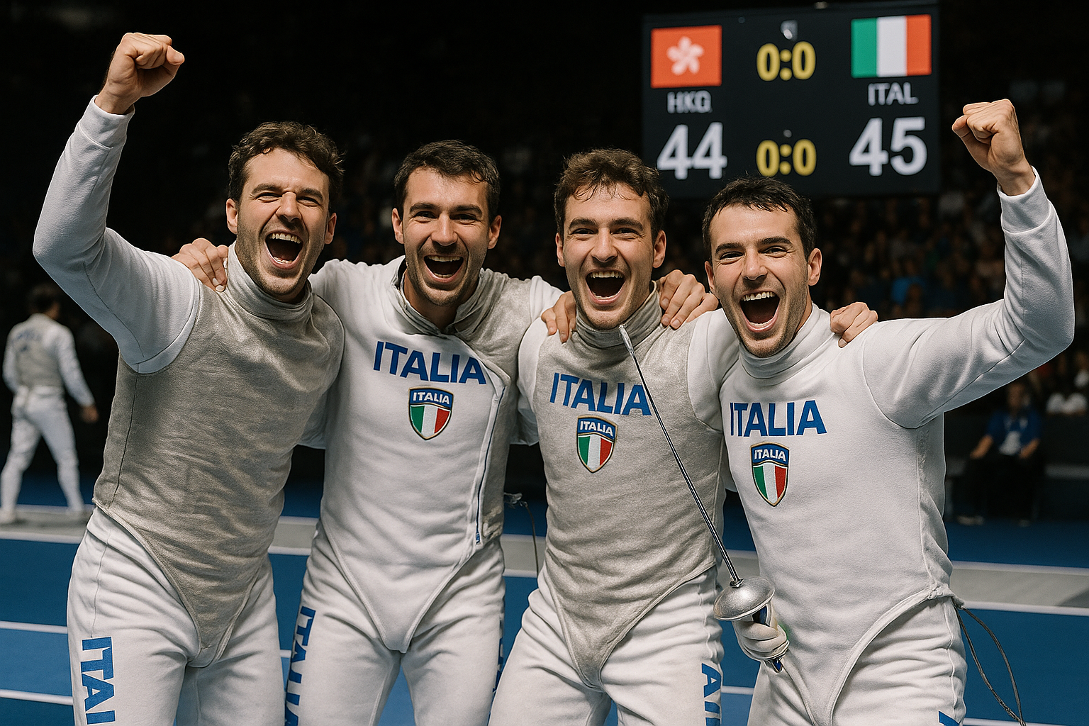 Italia campione mondiale di scherma: il doppio oro ai Mondiali di Hong Kong 2026