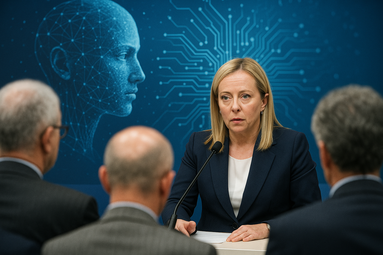 Ai e il governo: Meloni avverte sull'intelligenza artificiale alla Uil (2)