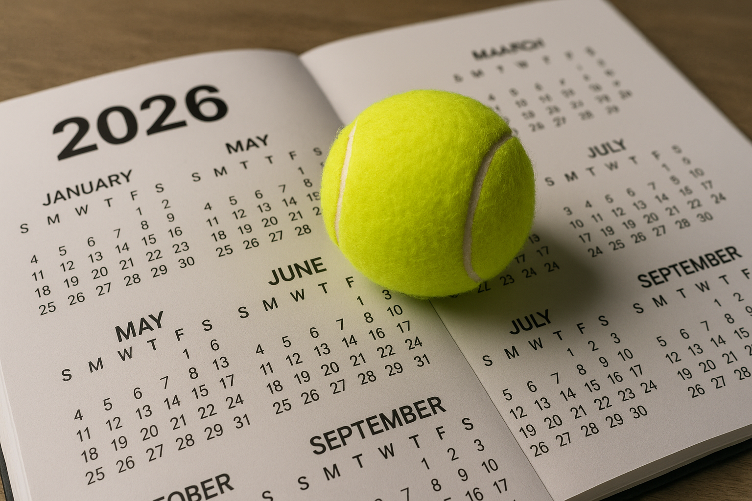 Grande Slam 2026: calendario e favoriti