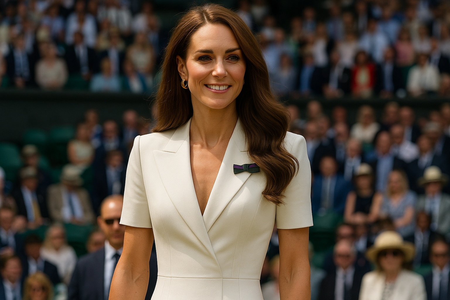 Wimbledon 2026: Kate Middleton torna e infrange il protocollo con il tailleur azzurro